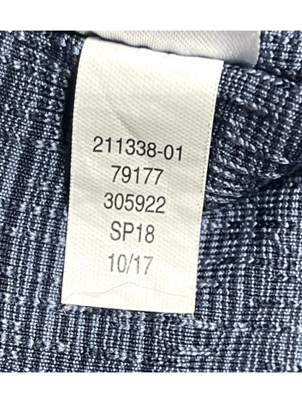 Athleta High Rise Jacquard Mesh Chat To Town Blue Capri Legging - Size Small
